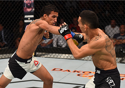  Charles Oliveira and Max Holloway